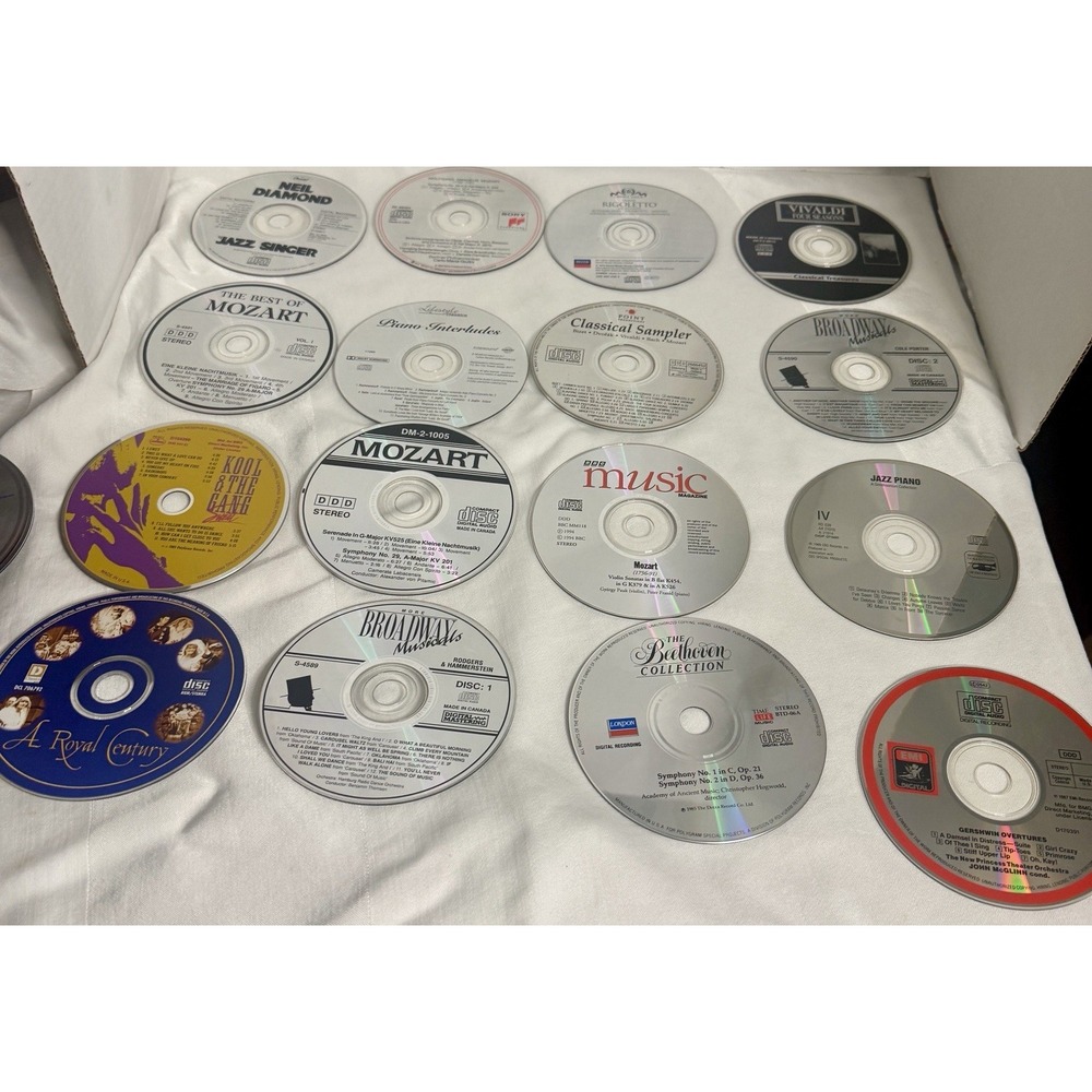 LOT OF 30 MUSIC CDs Various Classical Old Guy Piano Jazz Pop Country Fats Kool